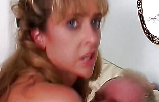 3 white men fuck blonde sexy woman hard and at the same time
